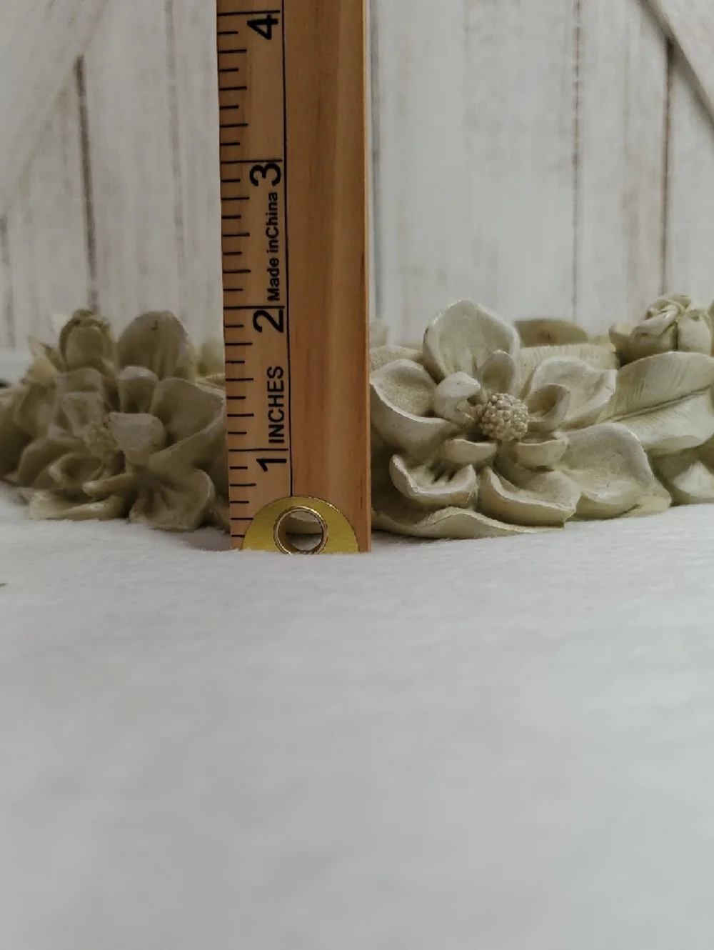 Magnolia Resin Decorative Candle Holder Flower Dish